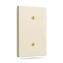Forge 1G Blank wall plate in Warm Ivory