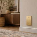 Forge 1G Blank Wall Plate | Brushed Gold - lifestyle