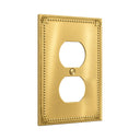 Pearl 1G Duplex Wall Plate