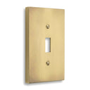 Forge 1G Toggle Wall Plate | Brushed Gold