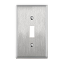 Stainless Steel Single Toggle Switchplate