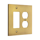 Forge 2G RD Combo Wall Plate | Brushed Gold