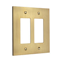 Forge 2G Rocker Wall Plate | Brushed Gold