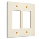 Forge 2G Rocker switch plate in Warm Ivory