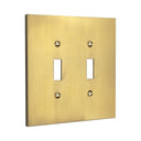 Forge 2G Toggle Wall Plate | Brushed Gold