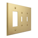 Forge 3G RTT Combo Wall Plate | Brushed Gold