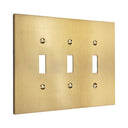 Forge 3G Toggle Wall Plate | Brushed Gold