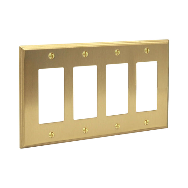 Deco 4G Rocker | Brushed Brass
