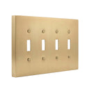 Forge 4G Toggle Wall Plate | Brushed Gold