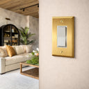 Deco 1G Rocker | Brass Gold