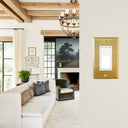 Deco 1G Rocker | Brass Gold