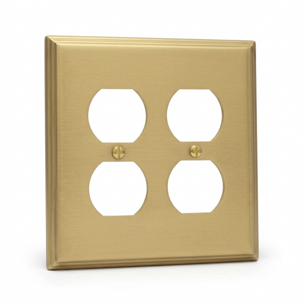 Deco 2G Duplex | Brushed Brass