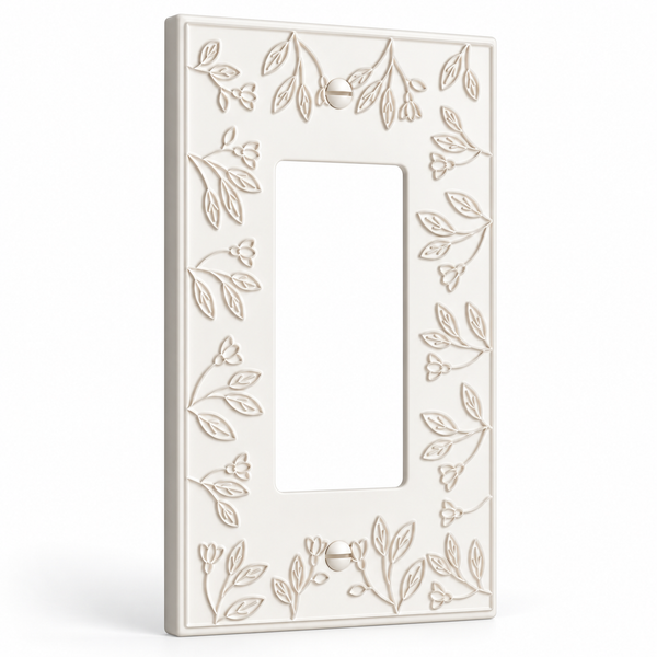 Floral 1G Rocker | White
