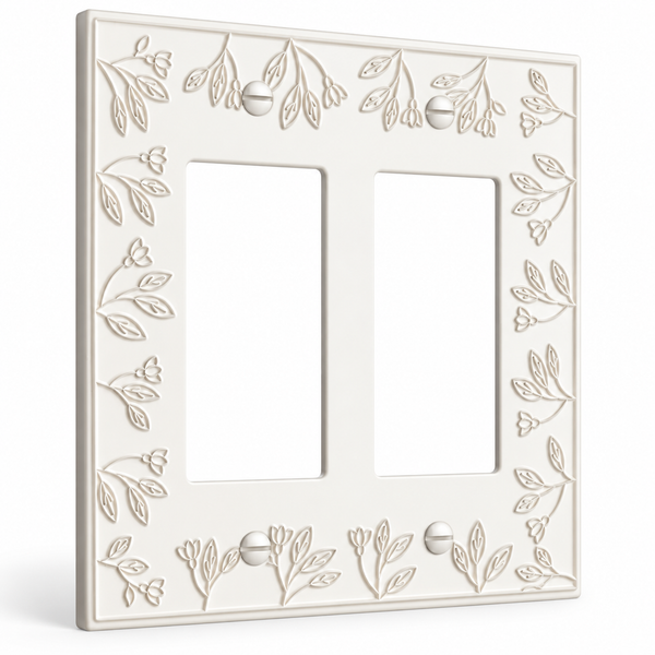 Floral 2G Rocker | White