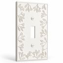 Floral 1G Toggle | White
