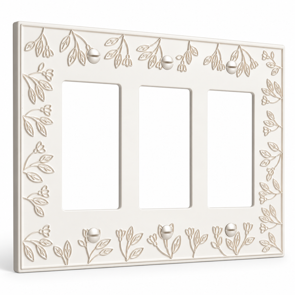 Floral 3G Rocker | White