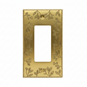 Floral 1G Rocker |  Brass Gold