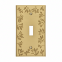 Floral 1G Toggle |  Brass Gold