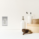 Stainless Steel 1 Gang Outlet Cover