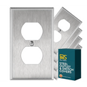 Stainless Steel 1 Gang Outlet Cover
