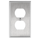 Stainless Steel 1 Gang Outlet Cover
