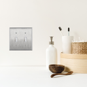 Stainless Steel 2 Gang Toggle Switchplate