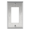 Stainless Steel Single Rocker Switchplate