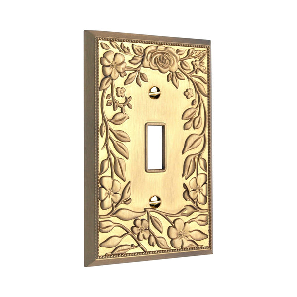 Botanical Garden 1G Toggle | Brushed Gold