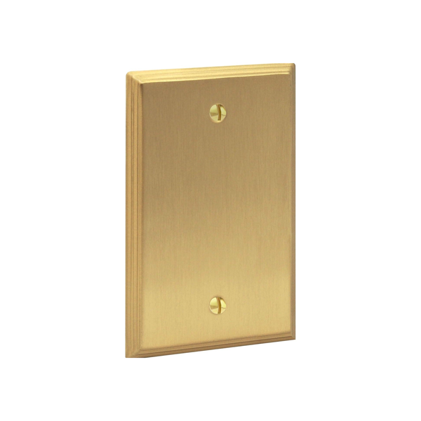 Deco 1G Blank | Brushed Brass