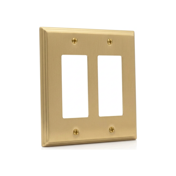 Deco 2G Rocker | Brushed Brass