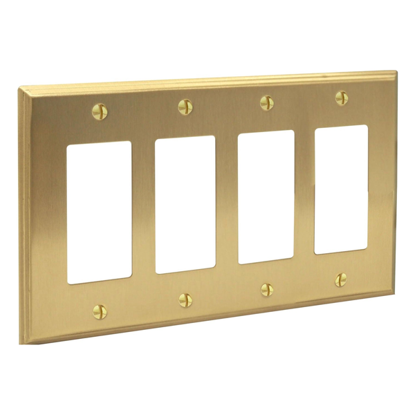 Deco 4G Rocker | Brushed Brass