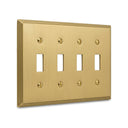 Deco 4G Toggle | Brushed Brass