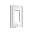 Estate 1G Rocker wall plate in White