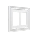 Estate 2G Rocker wall plate in White