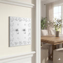 Floral 2G Toggle | White - lifestyle