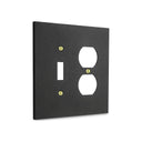 Forge 2G Toggle Duplex wall plate in Black
