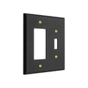 Forge 2G Toggle Rocker wall plate in Black