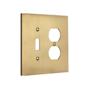 Forge 2G TD Combo Wall Plate | Brushed Gold