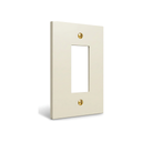 Forge 1-gang rocker switch plate in Warm Ivory