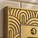 Gatsby Brushed Gold - close-up detail