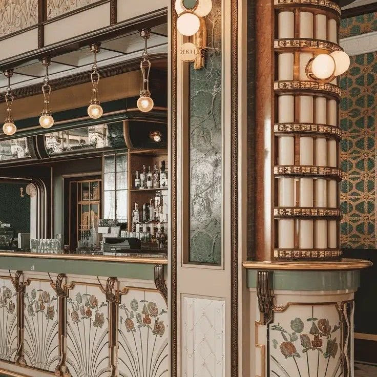 Jazz Age bar interior