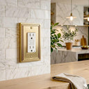Imperial 1G Rocker Wall Plate | Brushed Gold - lifestyle