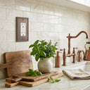 Imperial 1G Rocker Wall Plate | Vintage Copper - lifestyle