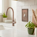 Imperial 1G Toggle Wall Plate | Vintage Copper - lifestyle