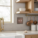 Imperial 2G Toggle Wall Plate | Vintage Copper - lifestyle