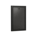 Imperial 1G Blank wall plate in Black