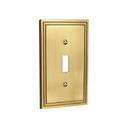 Imperial 1G Toggle Wall Plate | Brushed Gold