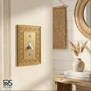 laurel brushed gold 1g toggle switch plate lifestyle 1