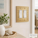 laurel brushed gold 2g rocker switch plate lifestyle 1