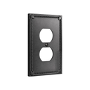 Pearl 1G Duplex Wall Plate